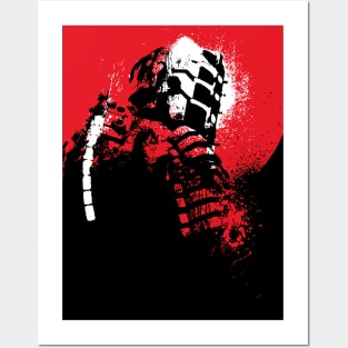 DEAD SPACE - Paint Splatter | RED Posters and Art